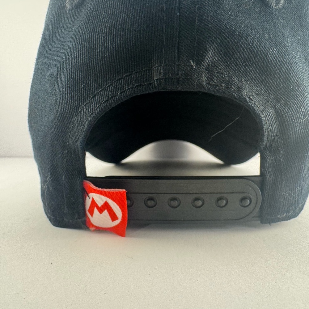 Nintendo Super Mario Bros. Black Baseball Hat 2023 Snap back OSFM - Picture 4 of 6